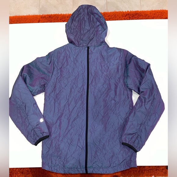 Iridescent Reflective Windbreaker Jacket - Picture 2 of 5